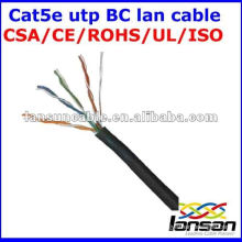 Utp cat5e lan кабель 4pr 24awg медный список UL, Fluke Pass